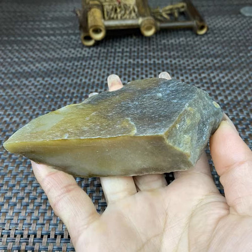 Natural Hetian Jade Rough Nephrite Raw