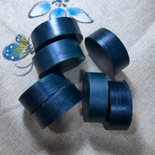 Natural Hetian Jade Rough Nephrite Raw One Piece Round Slab