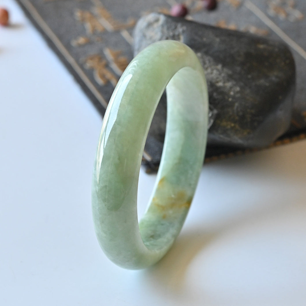 Natural Jade Bangle Oval Jadeite Bangle