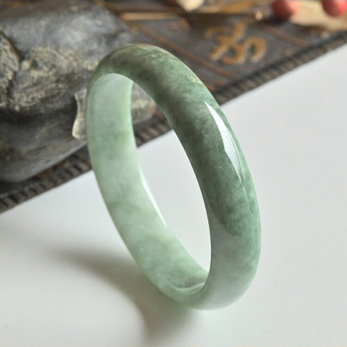 Natural Jade Bangle Oval Jadeite Bangle