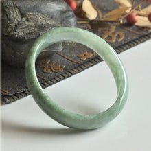 Natural Jade Bangle Oval Jadeite Bangle