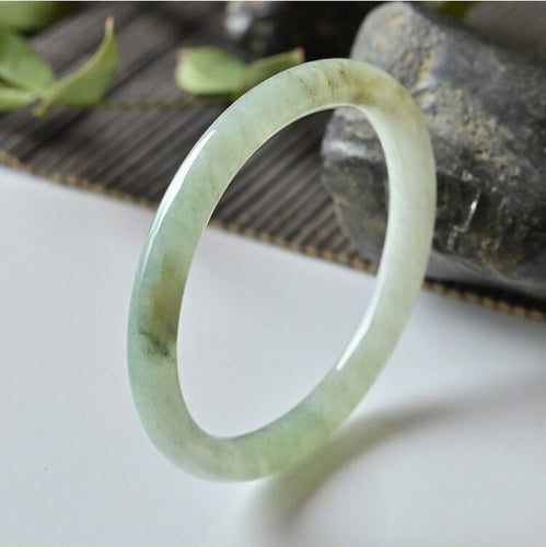 Natural Jade Bangle Oval Jadeite Bangle