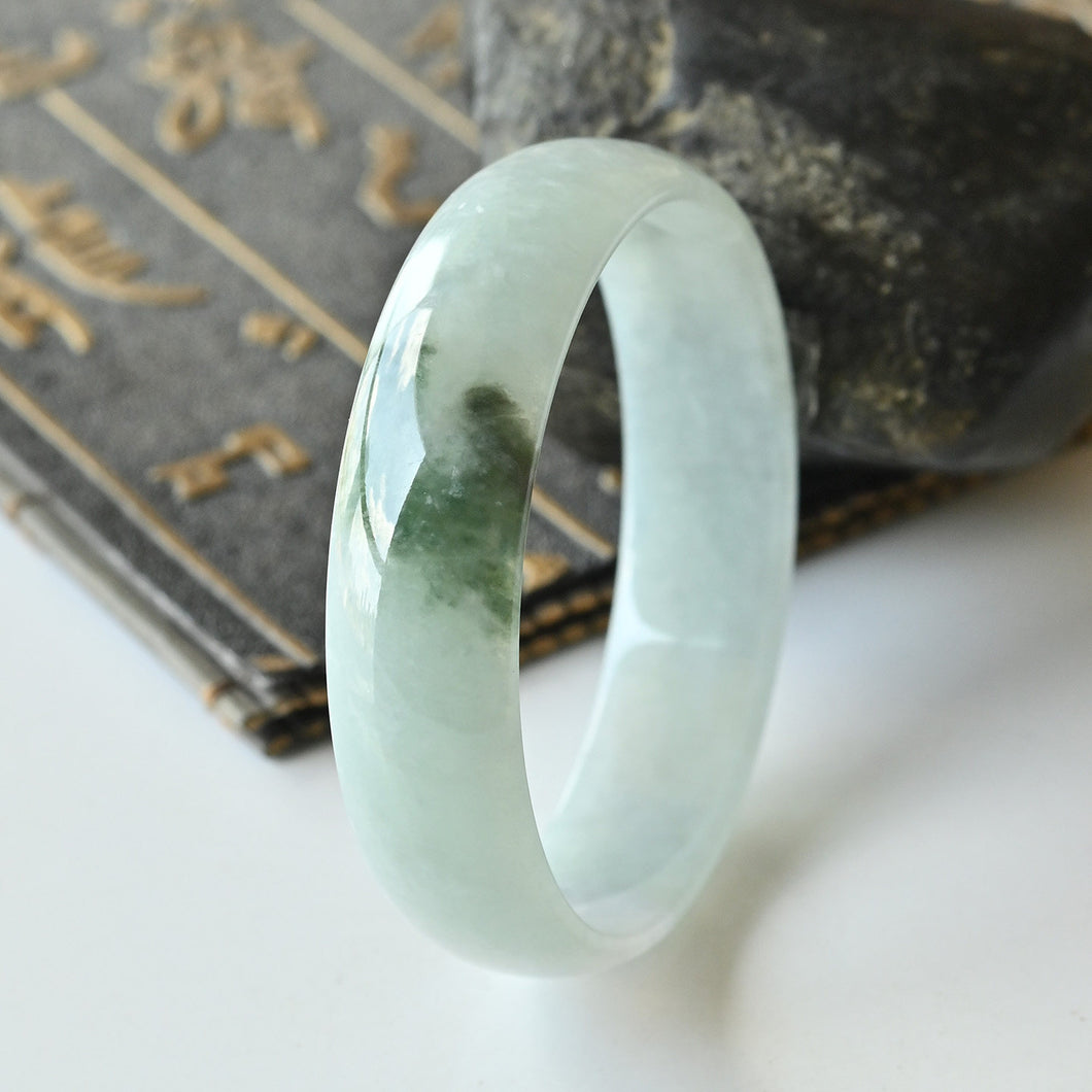 Natural Jade Bangle Round Jadeite Bangle