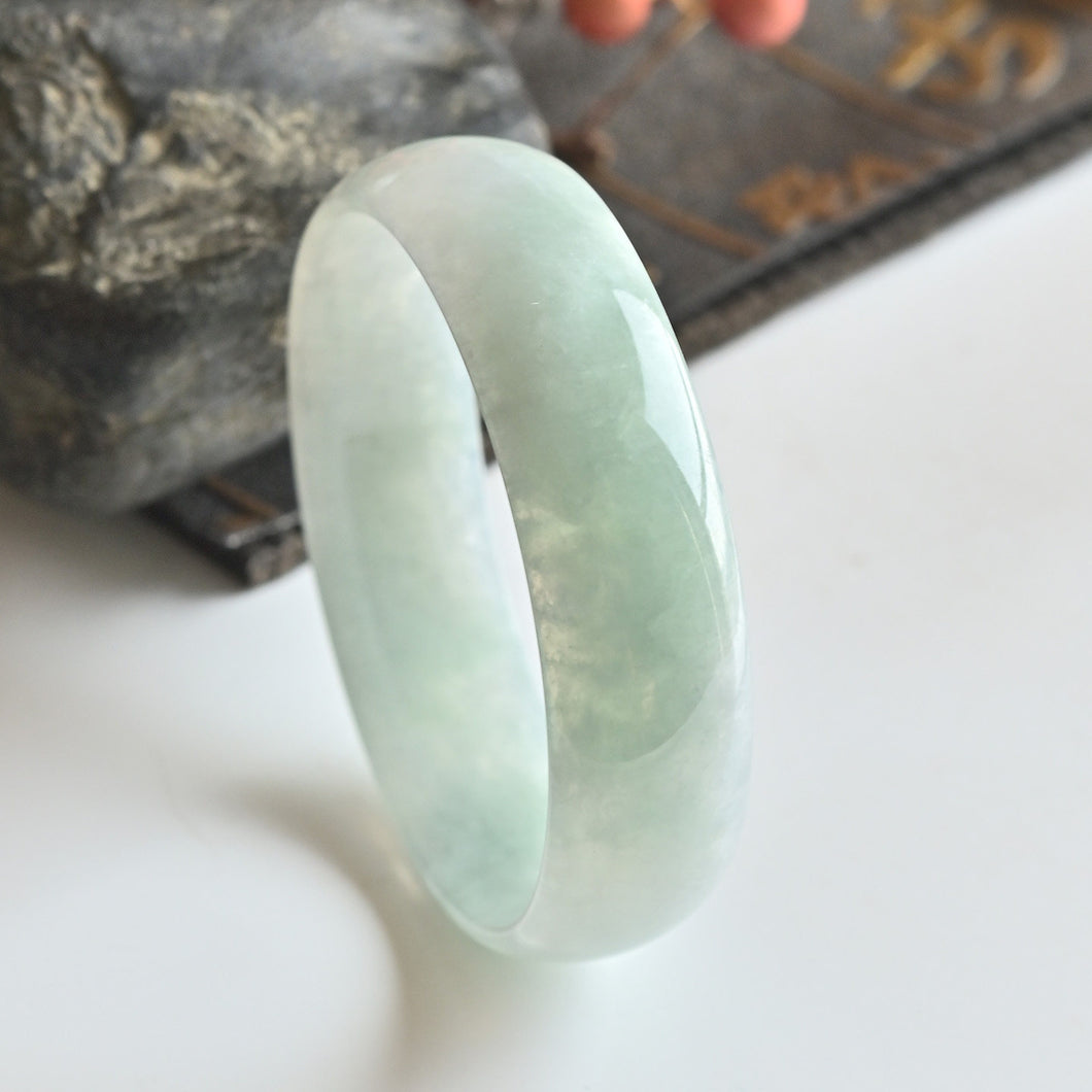 Natural Jade Bangle Round Jadeite Bangle