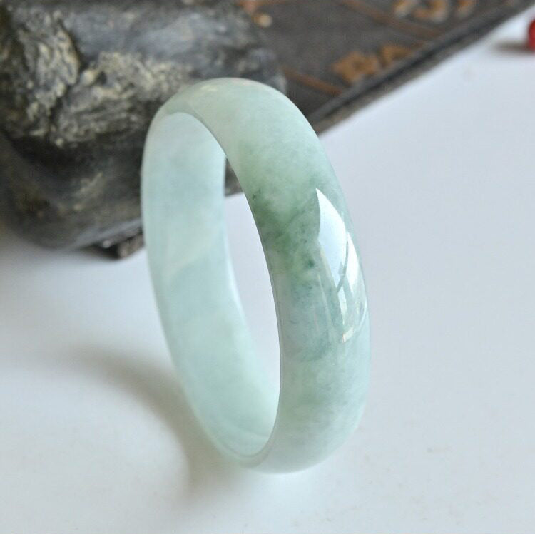 Natural Jade Bangle Round Jadeite Bangle