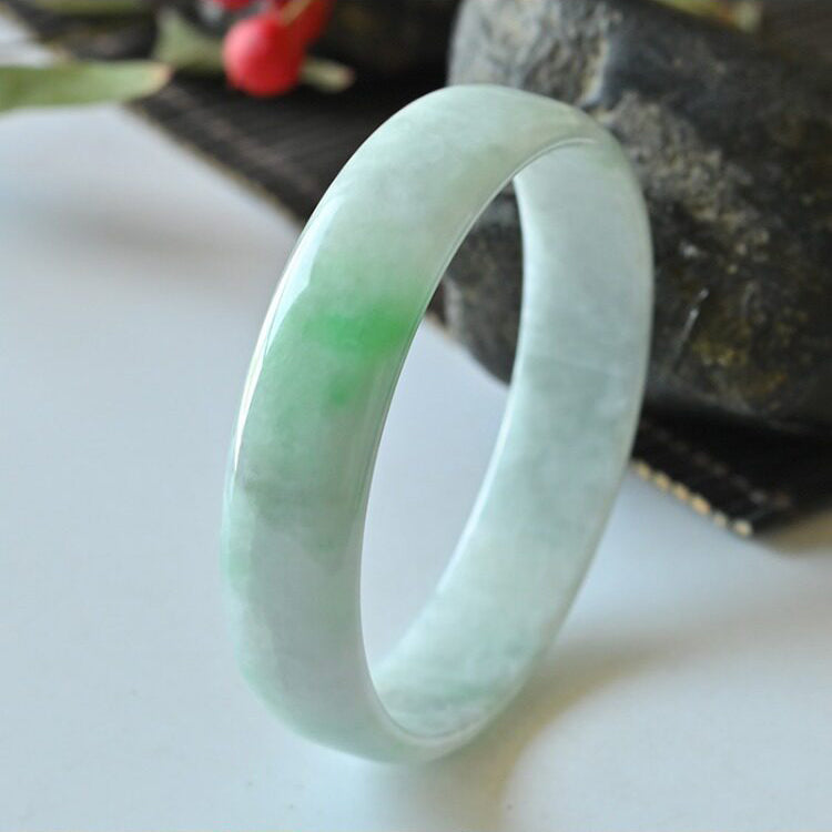 Natural Jade Bangle Round Jadeite Bangle