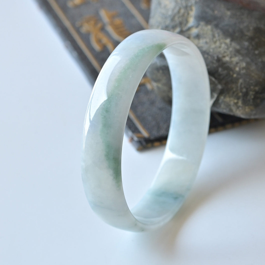 Natural Jade Bangle Round Jadeite Bangle