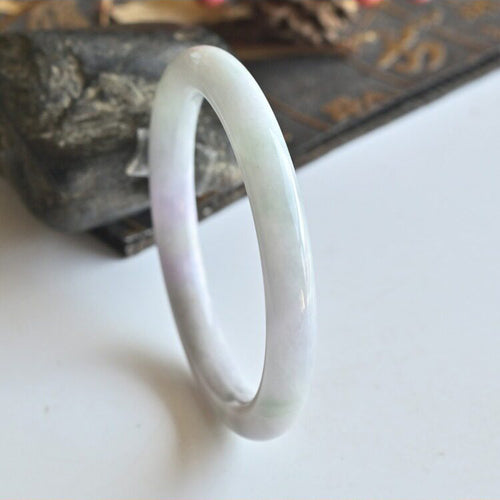 Natural Jade Bangle Round Jadeite Bangle