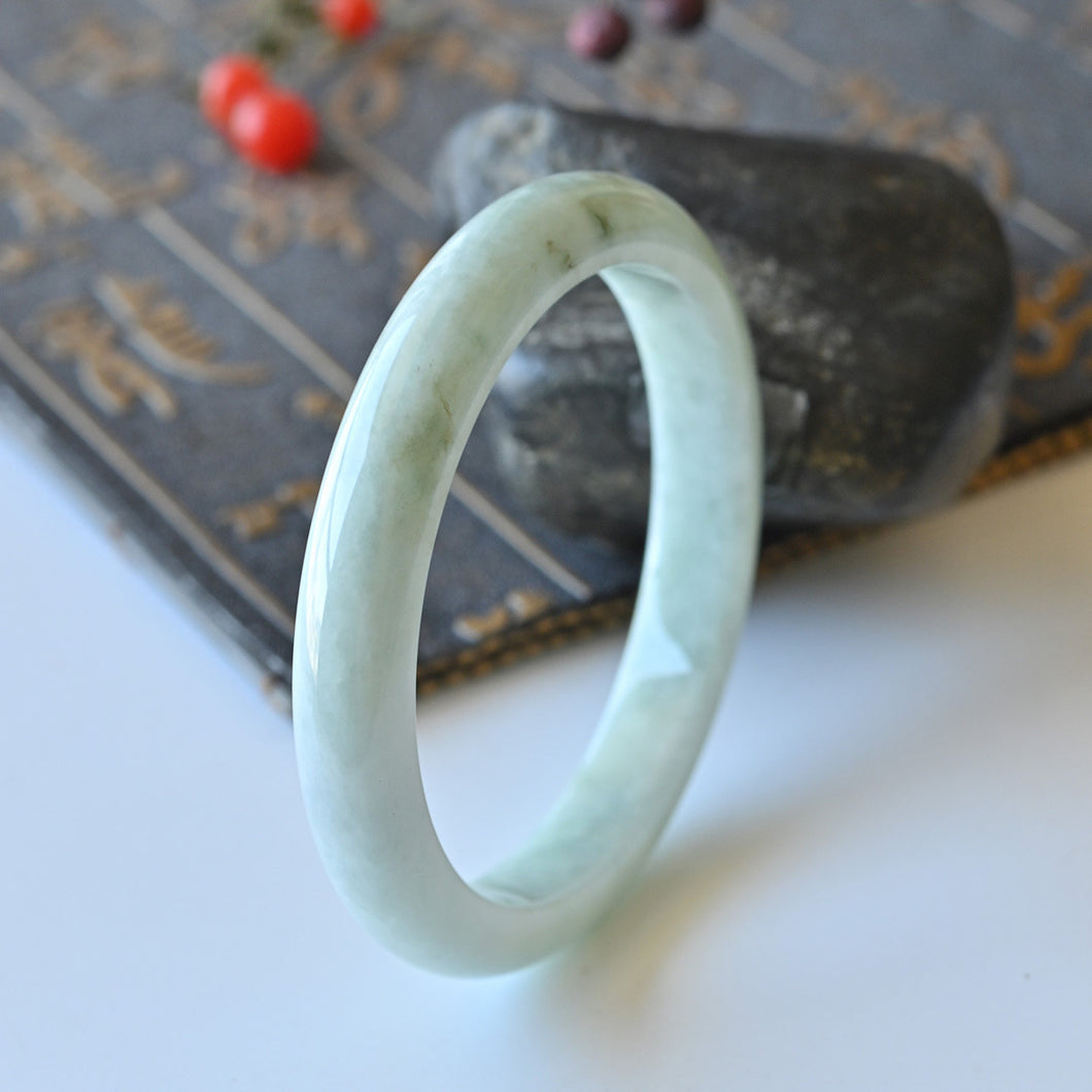 Natural Jade Bangle Round Jadeite Bangle