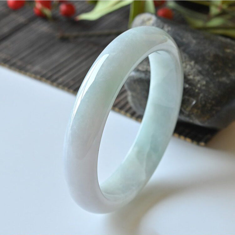 Natural Jade Bangle Round Jadeite Bangle