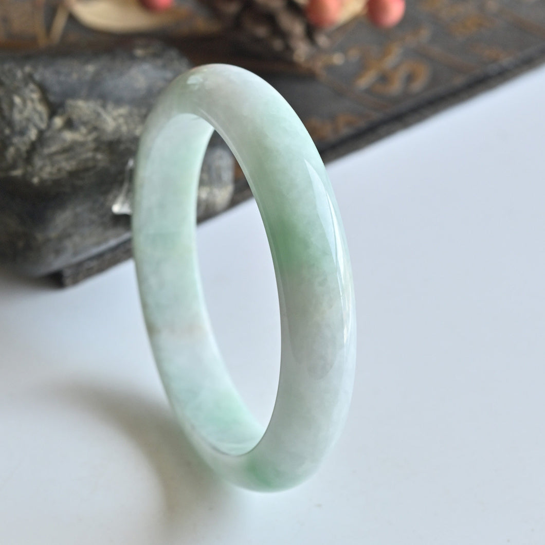 Natural Jade Bangle Round Jadeite Bangle