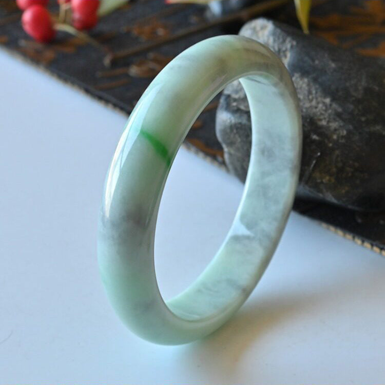 Natural Jade Bangle Round Jadeite Bangle