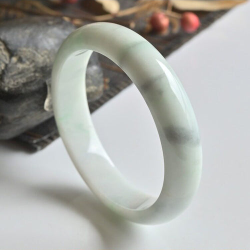 Natural Jade Bangle Round Jadeite Bangle