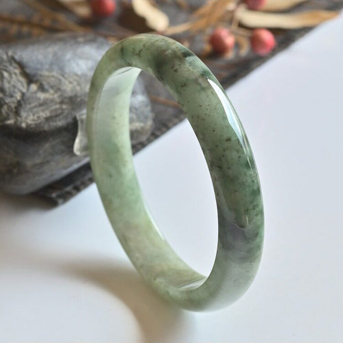 Natural Jade Bangle Round Jadeite Bangle