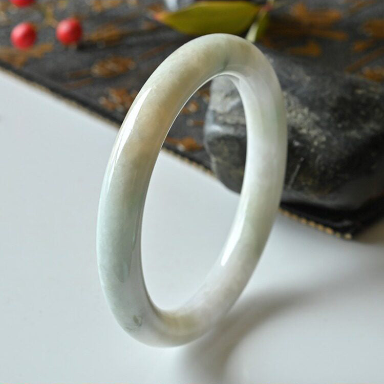 Natural Jade Bangle Round Jadeite Bangle