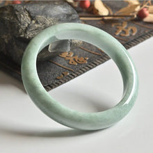 Natural Jade Bangle Round Jadeite Bangle