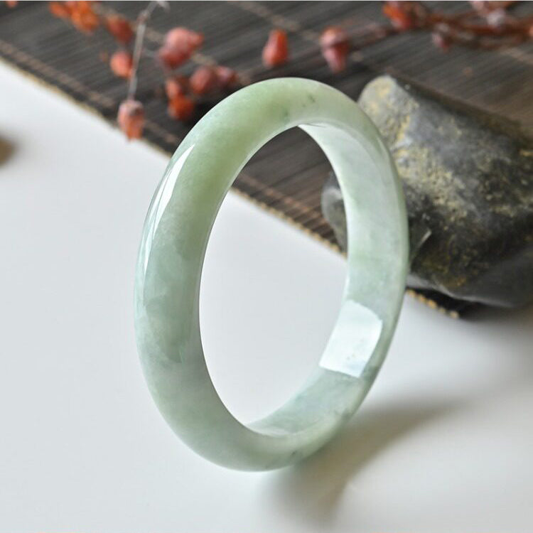 Natural Jade Bangle Round Jadeite Bangle