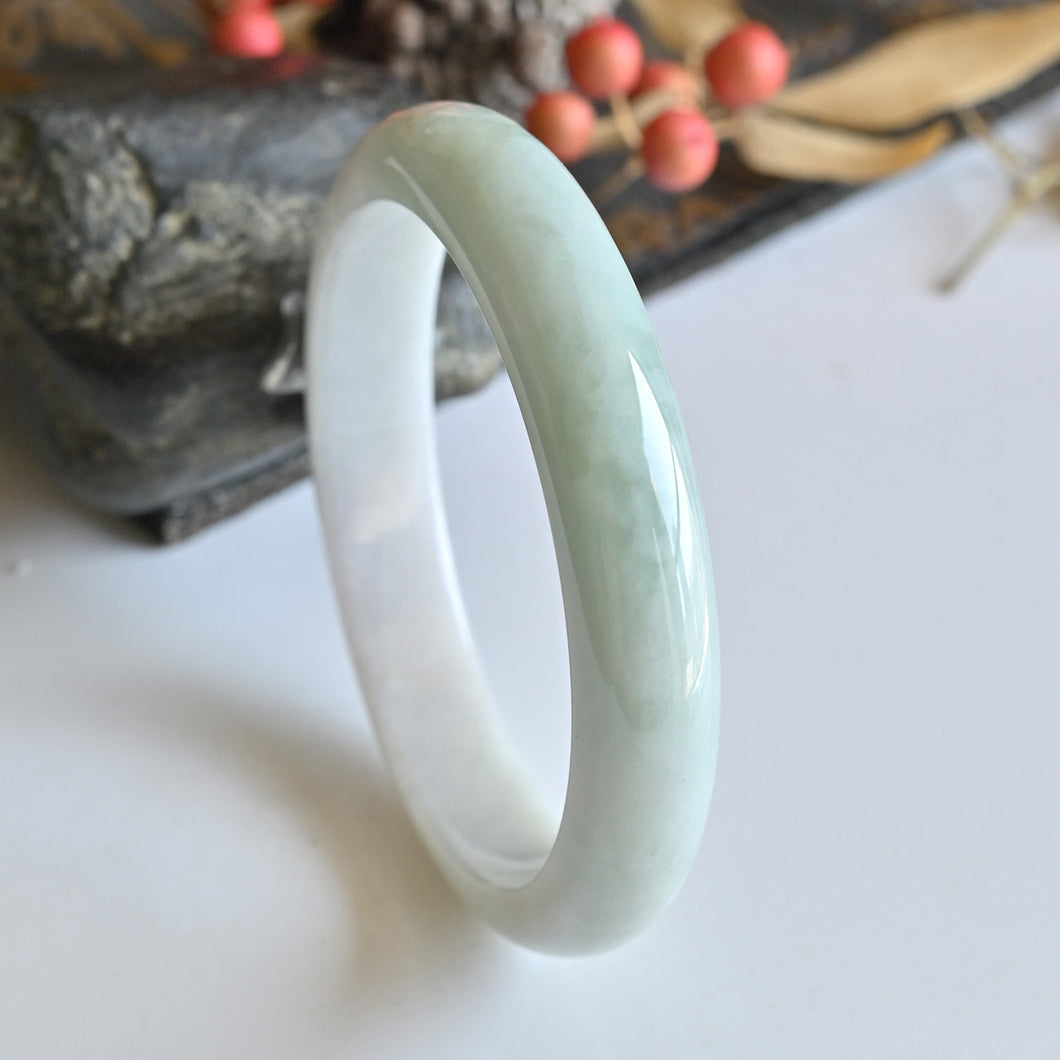 Natural Jade Bangle Round Jadeite Bangle