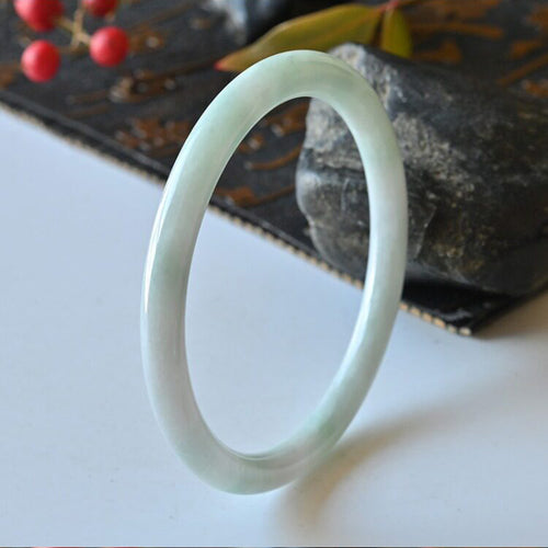 Natural Jade Bangle Round Jadeite Bangle