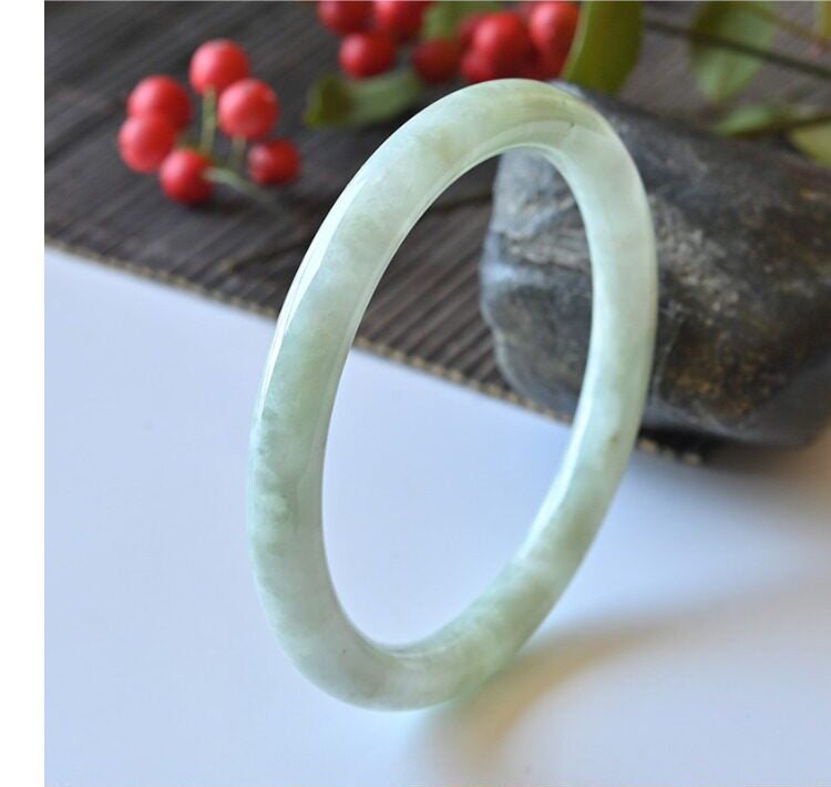 Natural Jade Bangle Round Jadeite Bangle