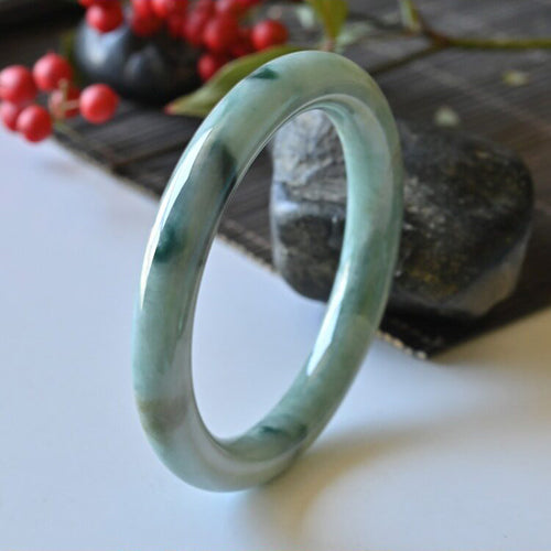 Natural Jade Bangle Round Jadeite Bangle