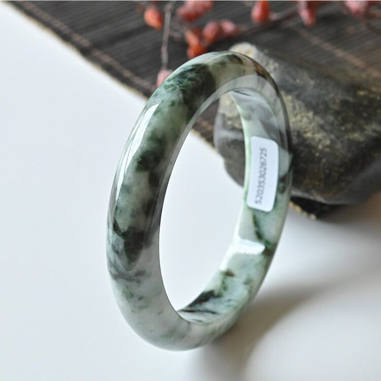 Natural Jade Bangle Round Jadeite Bangle