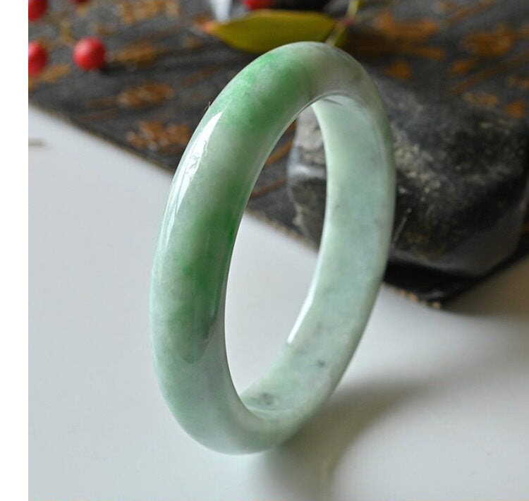 Natural Jade Bangle Round Jadeite Bangle