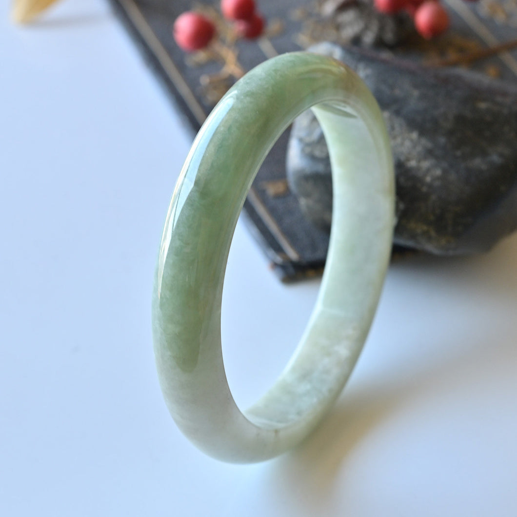 Natural Jade Bangle Round Jadeite Bangle