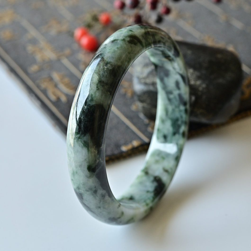 Natural Jade Bangle Round Jadeite Bangle