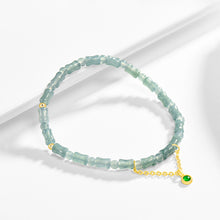 Natural Jade Bracelet Bamboo Silver Jadeite Bracelet