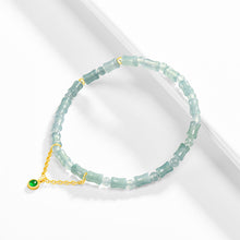 Natural Jade Bracelet Bamboo Silver Jadeite Bracelet