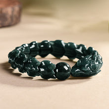 Natural Jade Bracelet Dragon Jadeite Bracelet