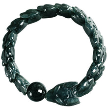 Natural Jade Bracelet Dragon Jadeite Bracelet