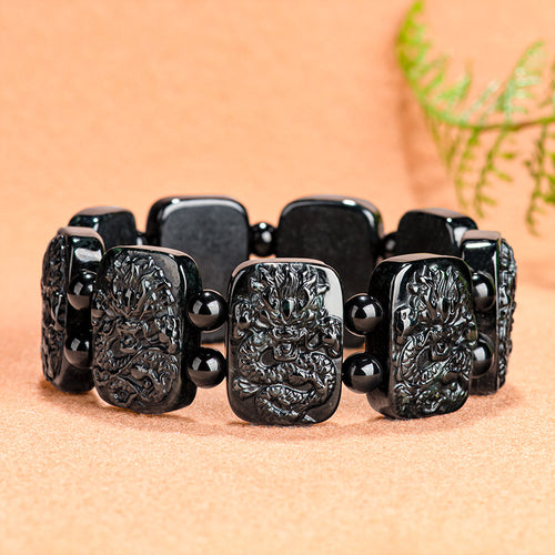 Natural Jade Bracelet Dragon Jadeite Bracelet