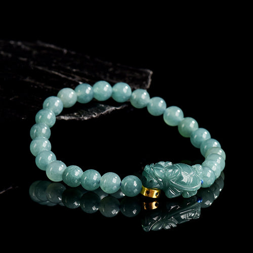 Natural Jade Bracelet Dragon Turtle Jadeite Bracelet
