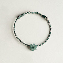 Natural Jade Bracelet Flower Jadeite Bracelet