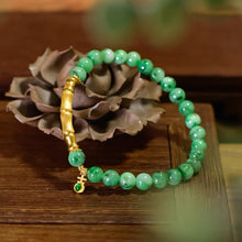 Natural Jade Bracelet Gold Jadeite Bracelet