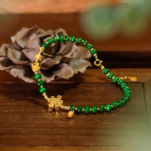 Natural Jade Bracelet Gold Jadeite Bracelet