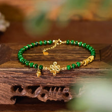 Natural Jade Bracelet Gold Jadeite Bracelet