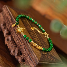 Natural Jade Bracelet Gold Jadeite Bracelet