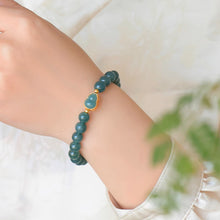 Natural Jade Bracelet Hulu Silver Jadeite Bracelet