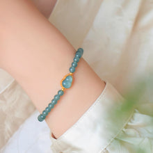Natural Jade Bracelet Hulu Silver Jadeite Bracelet