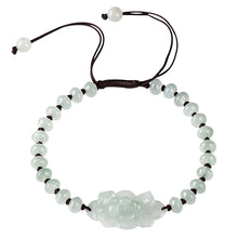 Natural Jade Bracelet Lotus Jadeite Bracelet