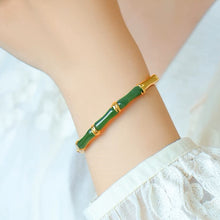 Natural Jade Bracelet Nephrite Silver Bracelet