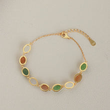 Natural Jade Bracelet Nephrite Silver Bracelet