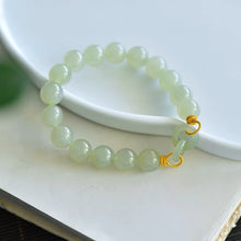 Natural Jade Bracelet Nephrite Silver Bracelet