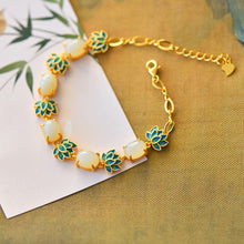 Natural Jade Bracelet Nephrite Silver Bracelet