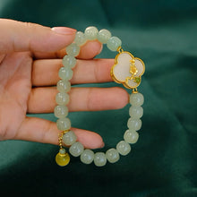 Natural Jade Bracelet Nephrite Silver Bracelet