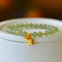 Natural Jade Bracelet Nephrite Silver Bracelet TUBT360