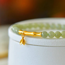 Natural Jade Bracelet Nephrite Silver Bracelet